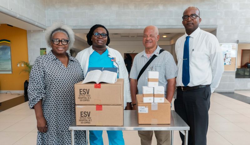 Bibles Donated to Support Patients, Hospital Staff