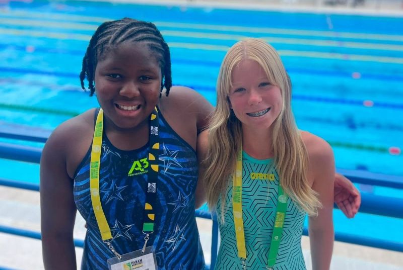 Potter, Carey Post Personal Bests at PanAm Swimming Championships