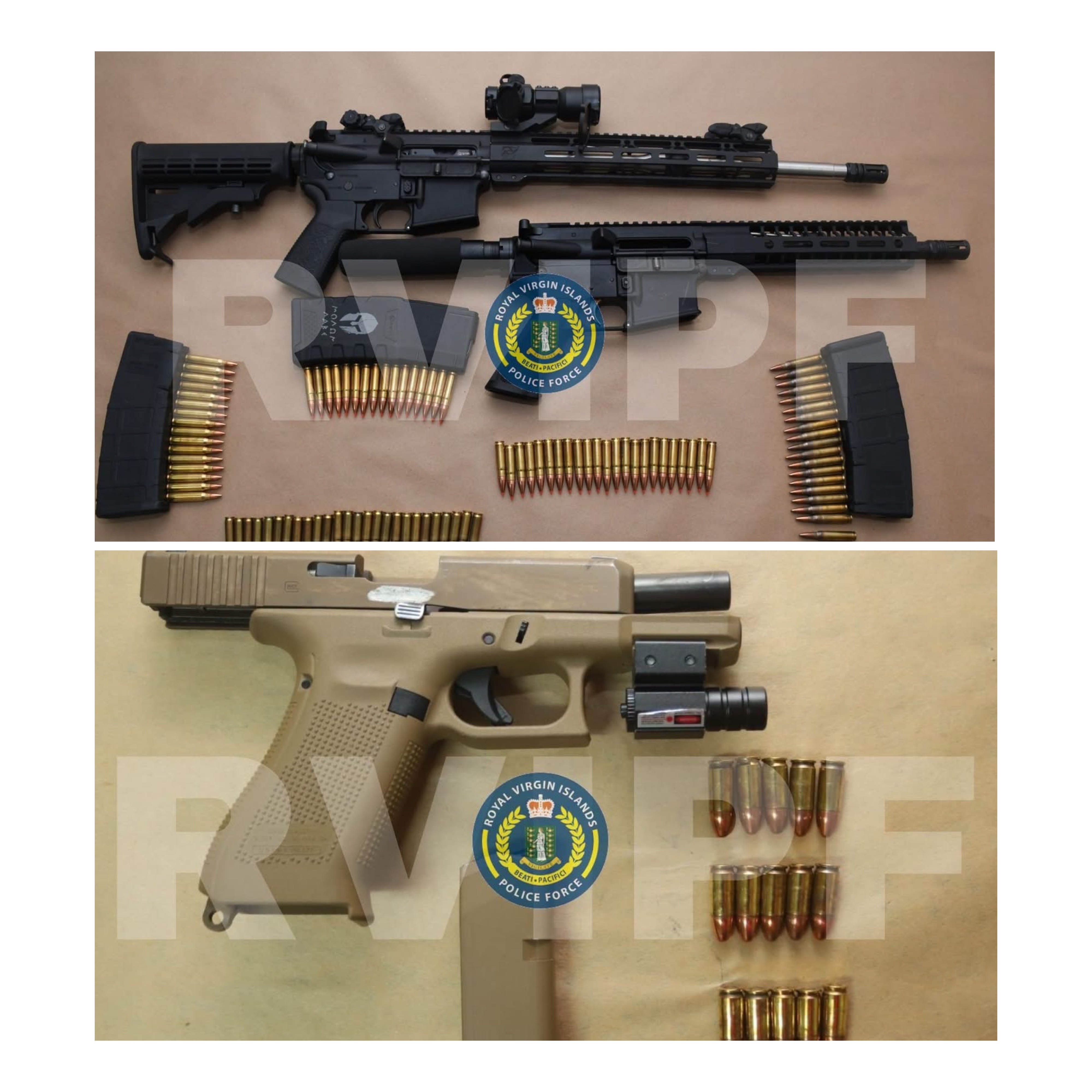 Three Illegal Guns, 117 Rounds Seized By Police