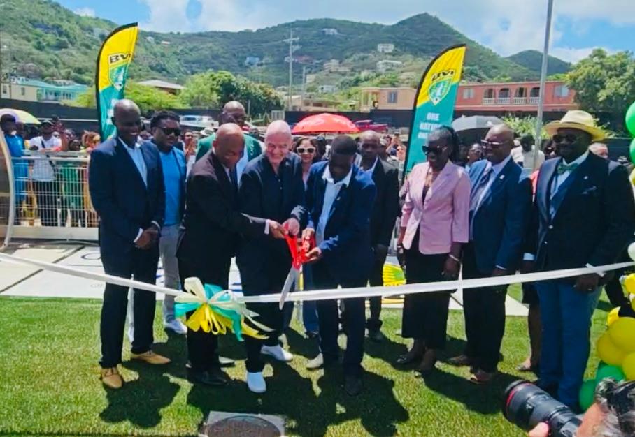 FIFA President Opens BVIFA Technical Centre In Greenland